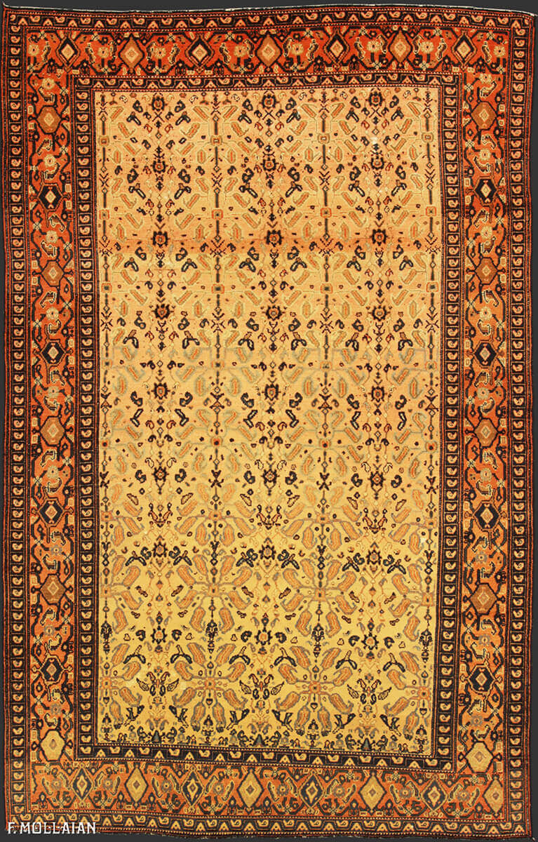 Tapis Persan Antique Senneh n°:12833754